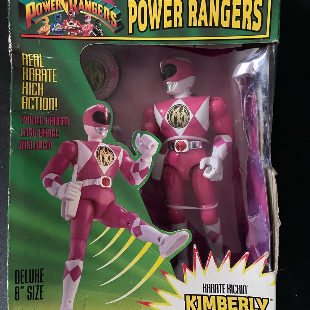 vintage mighty morphin power rangers Pink ranger Kimberly action figure